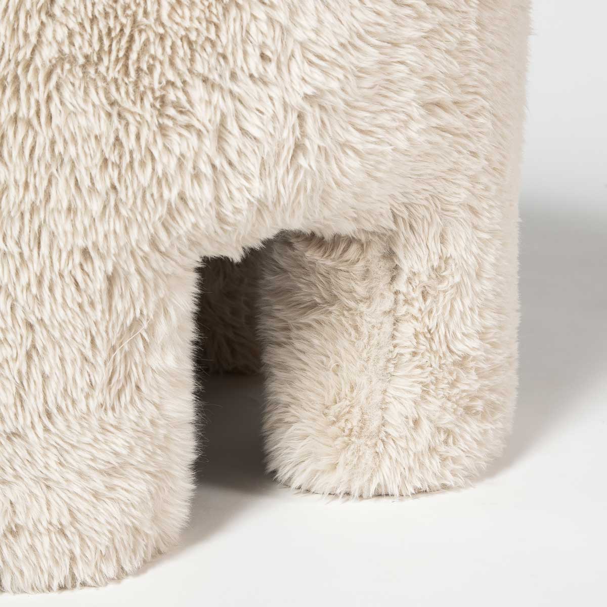 Ginger Ottoman - Downy Cream
