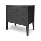 Hara 3 Drawer Dresser - Black