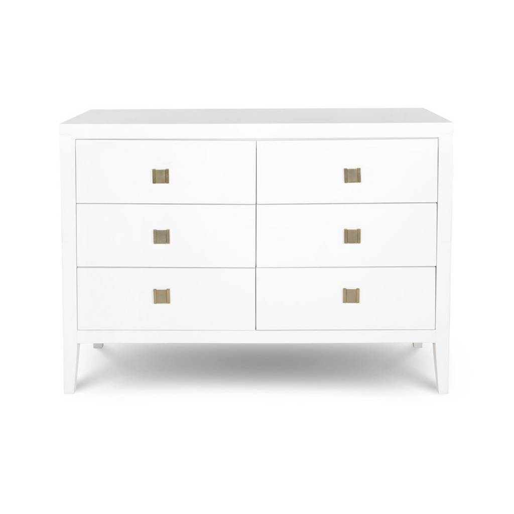 Hara 6 Drawer Dresser Tall - White