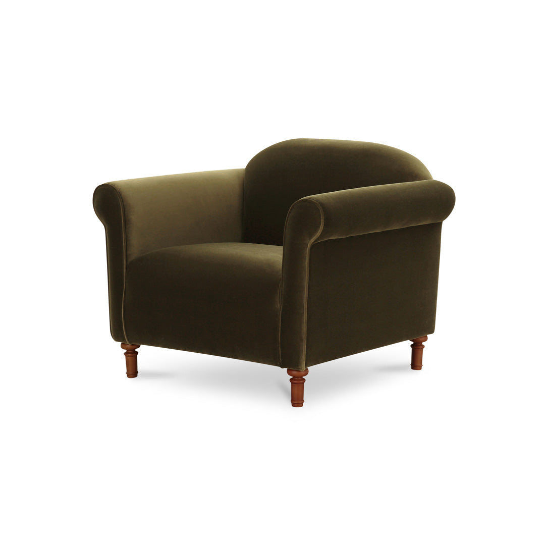 Harmony Accent Chair - Faux Mohair - Two Colors