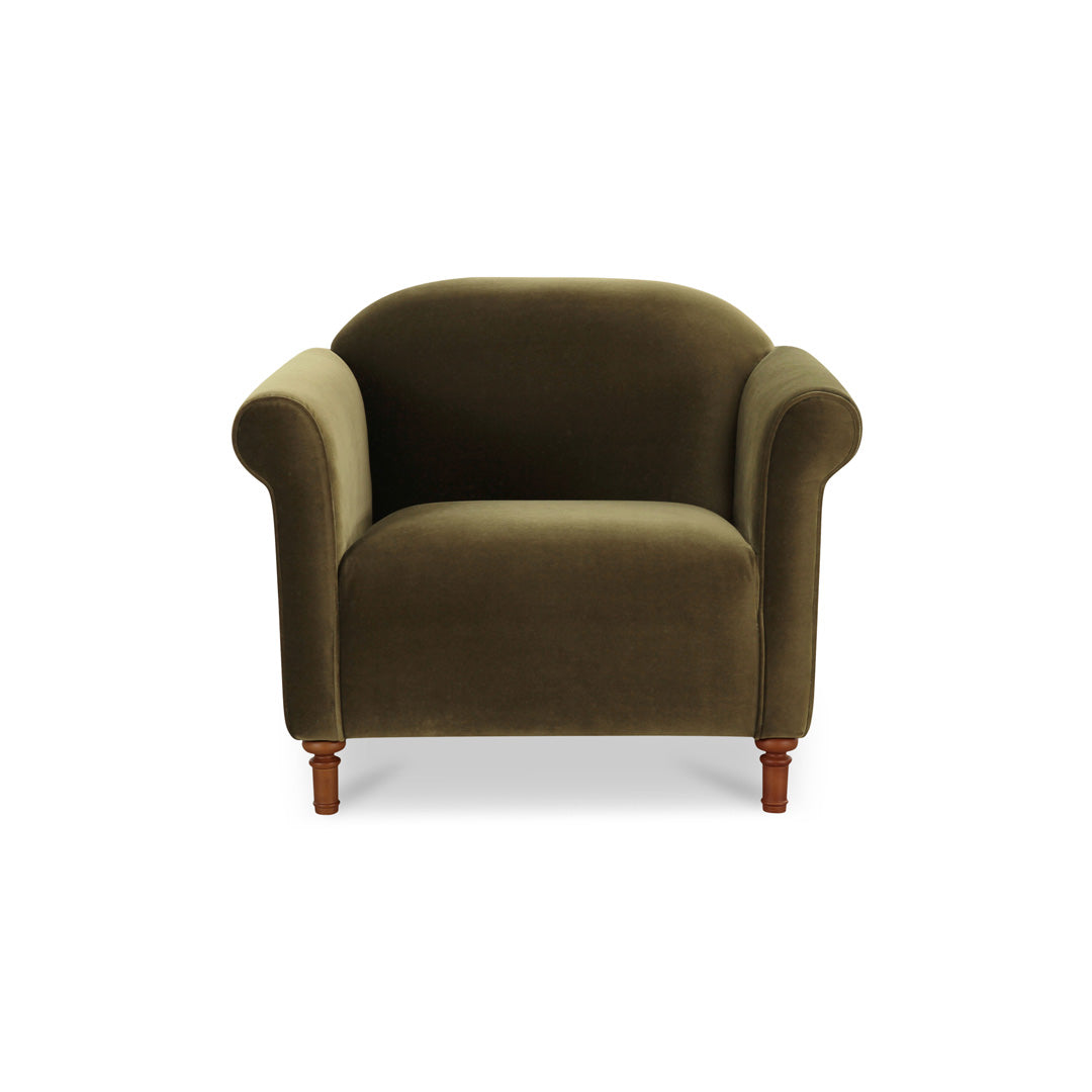 Harmony Accent Chair - Faux Mohair - Two Colors