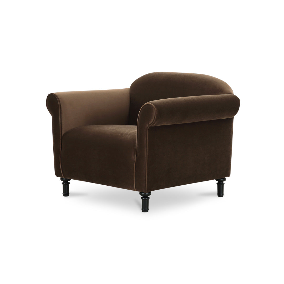 Harmony Accent Chair - Faux Mohair - Two Colors