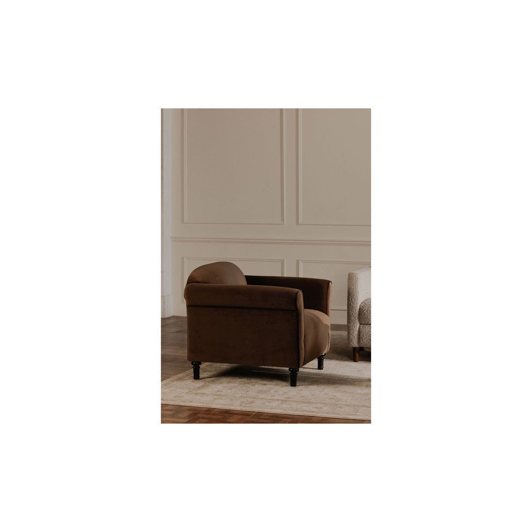 Harmony Accent Chair - Faux Mohair - Two Colors