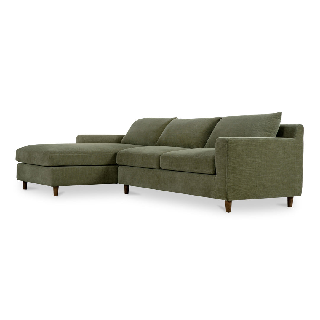 Hutton Left Sectional - Three Colors