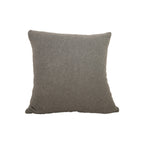 Grey Sherpa Style Decorative Pillow 20" x 20"