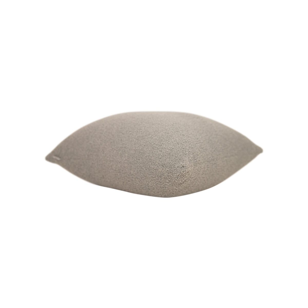 Grey Sherpa Style Decorative Pillow 20" x 20"