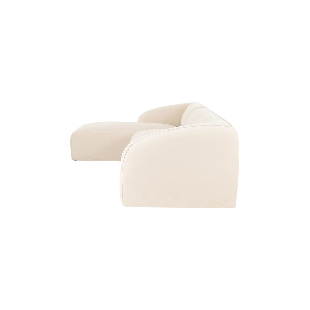 Isla Lounge 3 Piece Modular Sectional Sofa - 2 Colors