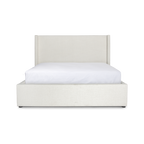 Josie King Storage Bed - Cream