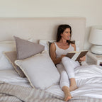Julia Queen Bed - Cream