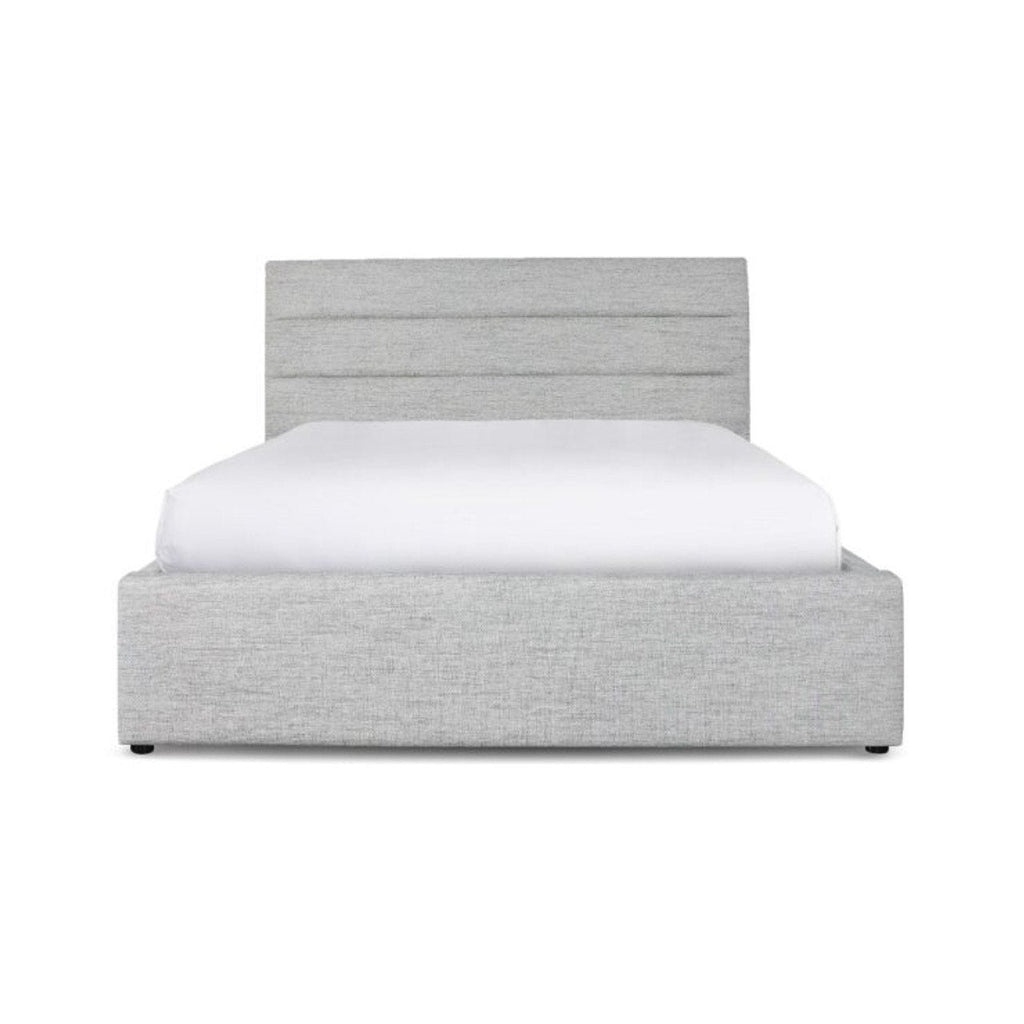 Justin King Storage Bed - Stone