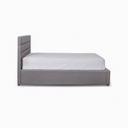 Justin Double Bed - Dark Greige