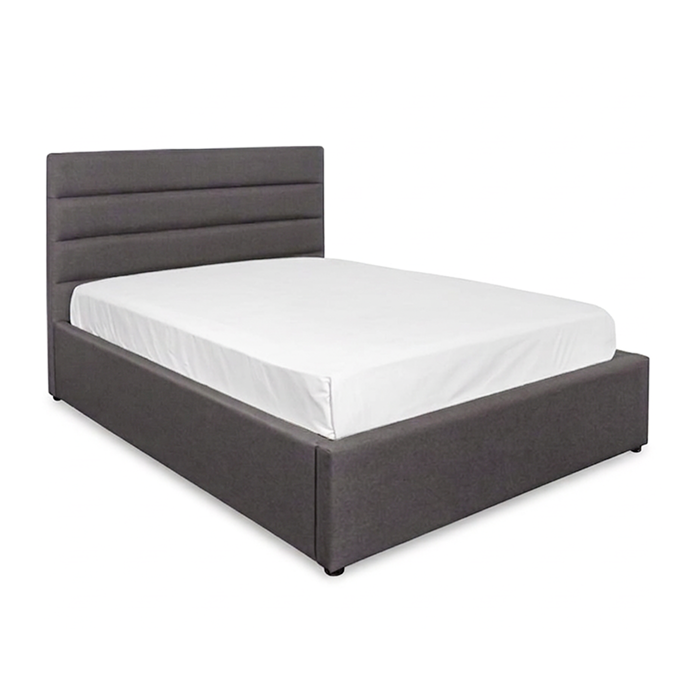 Justin Double Storage Bed - Dark Greige