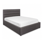 Justin Double Bed - Dark Greige