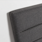 Justin Double Bed - Dark Greige