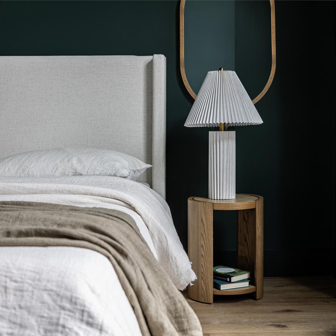 Josie Queen Storage Bed - Cream