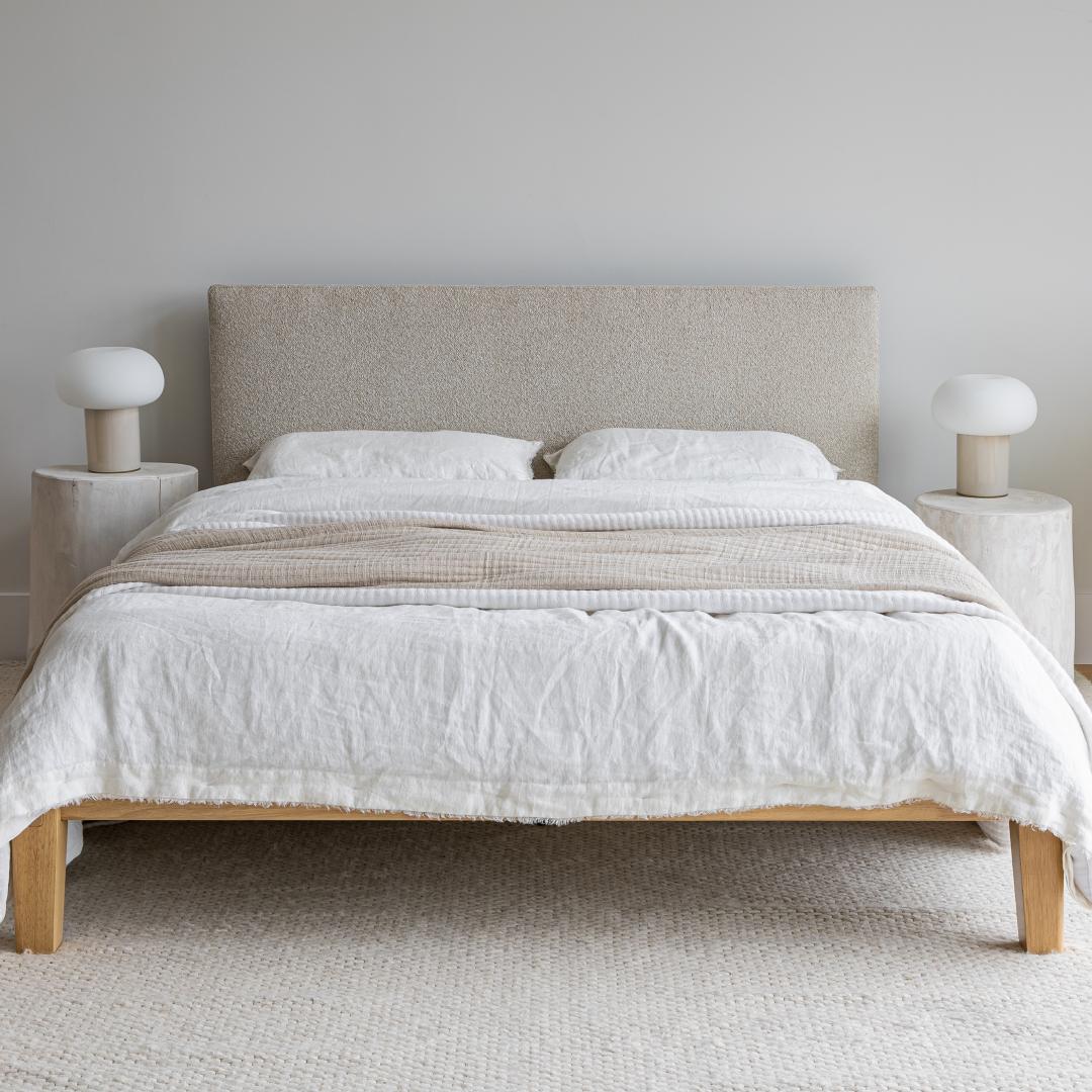 Luna Tool-Free King Bed - Buff