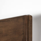 Luna Wood Tool-Free Double Bed - Coffee