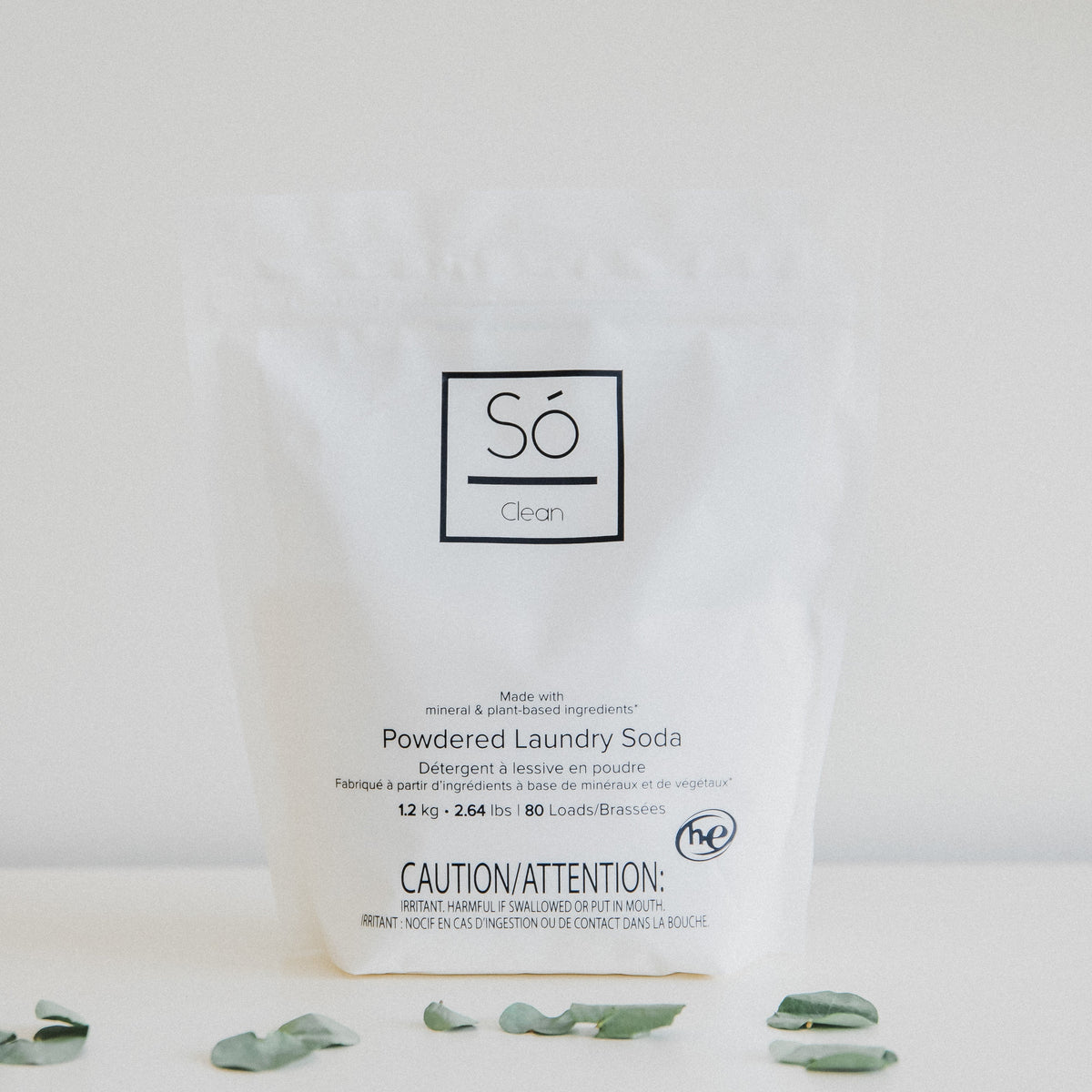 clean - powdered laundry soda