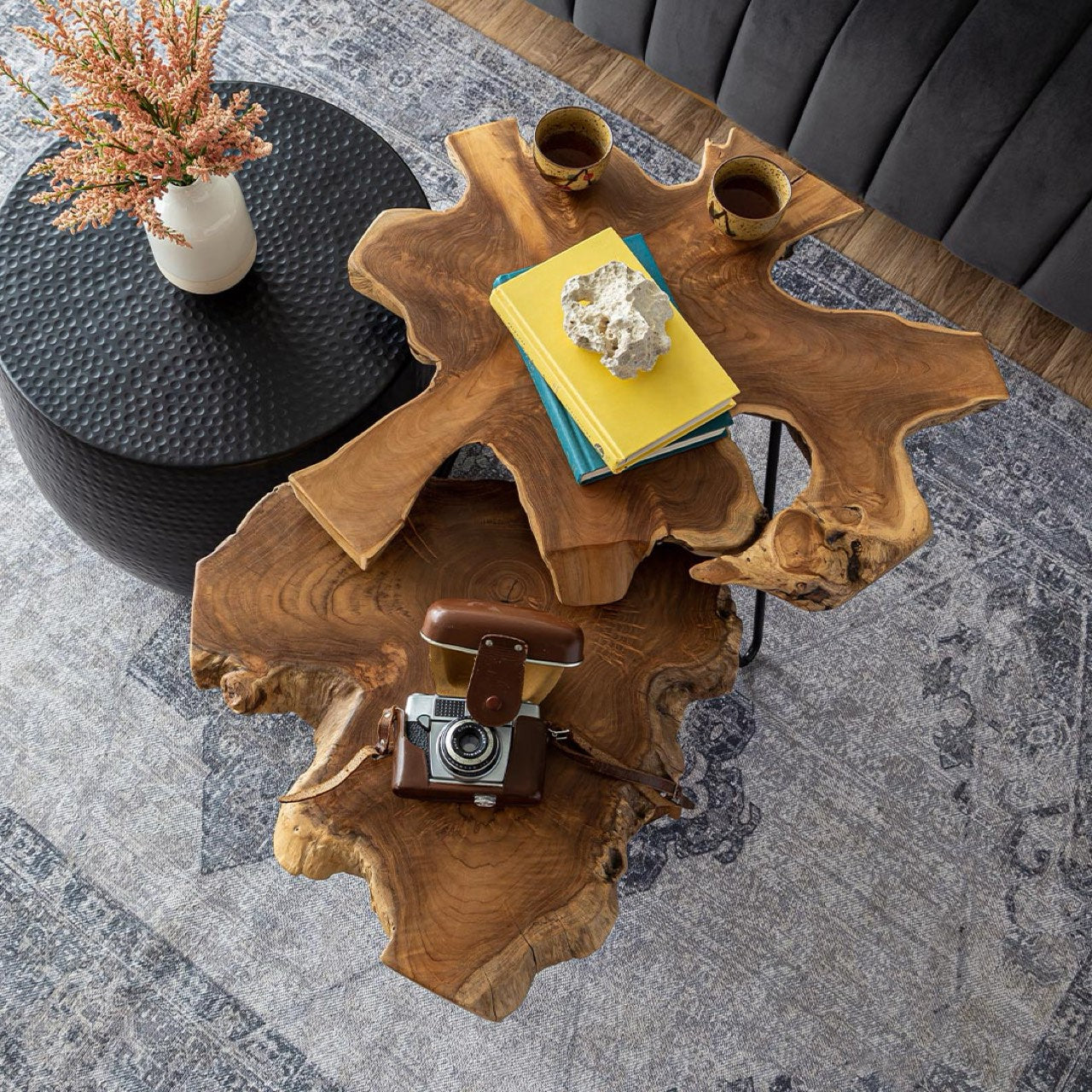 Natura Hairpin Nesting Table - S