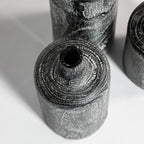 Natura Harper Vase Set of 3 - Burnt Black Teak