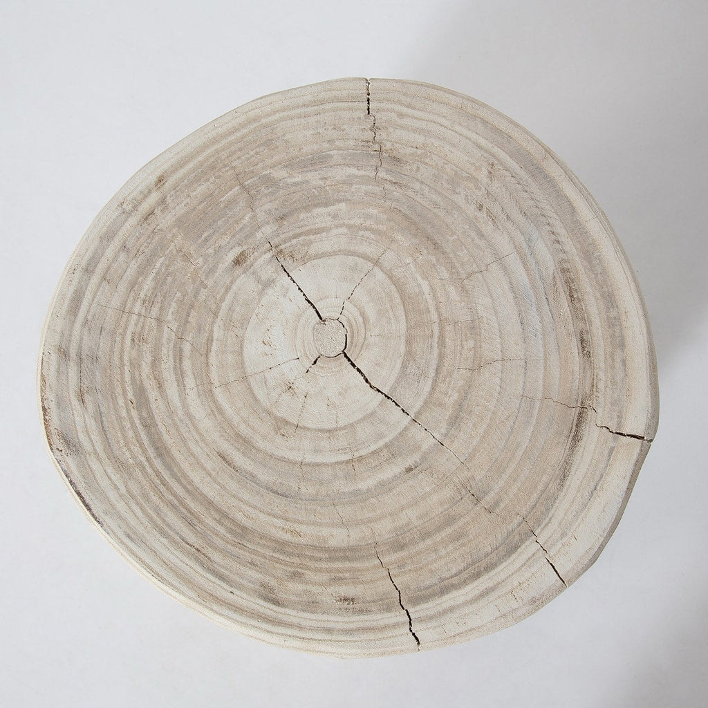 Nova Wide 18" Stump - Round - White