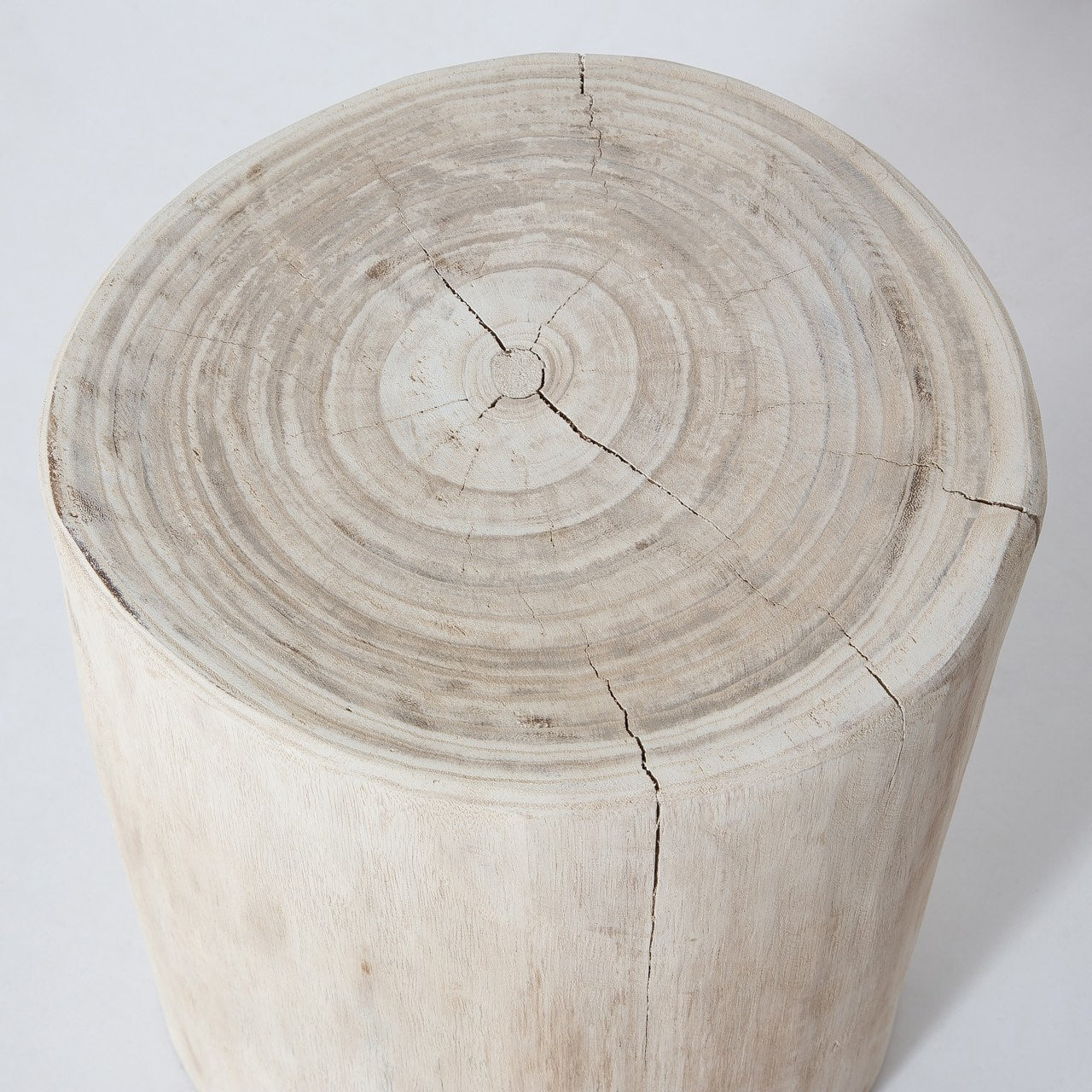 Nova Wide 21" Stump - Round - White