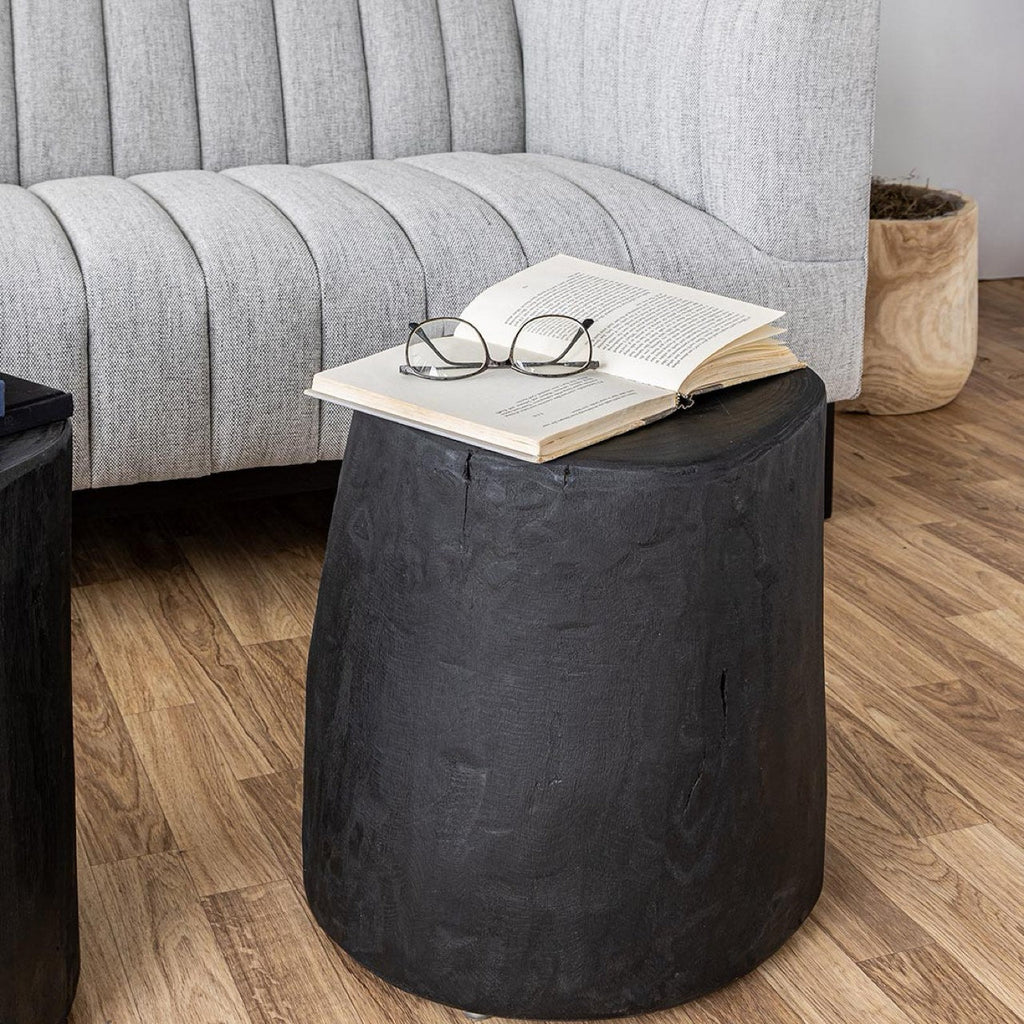 Nova Wide 16" Stump - Round - Black