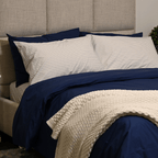 Essential Organic Percale Collection Duvet Cover