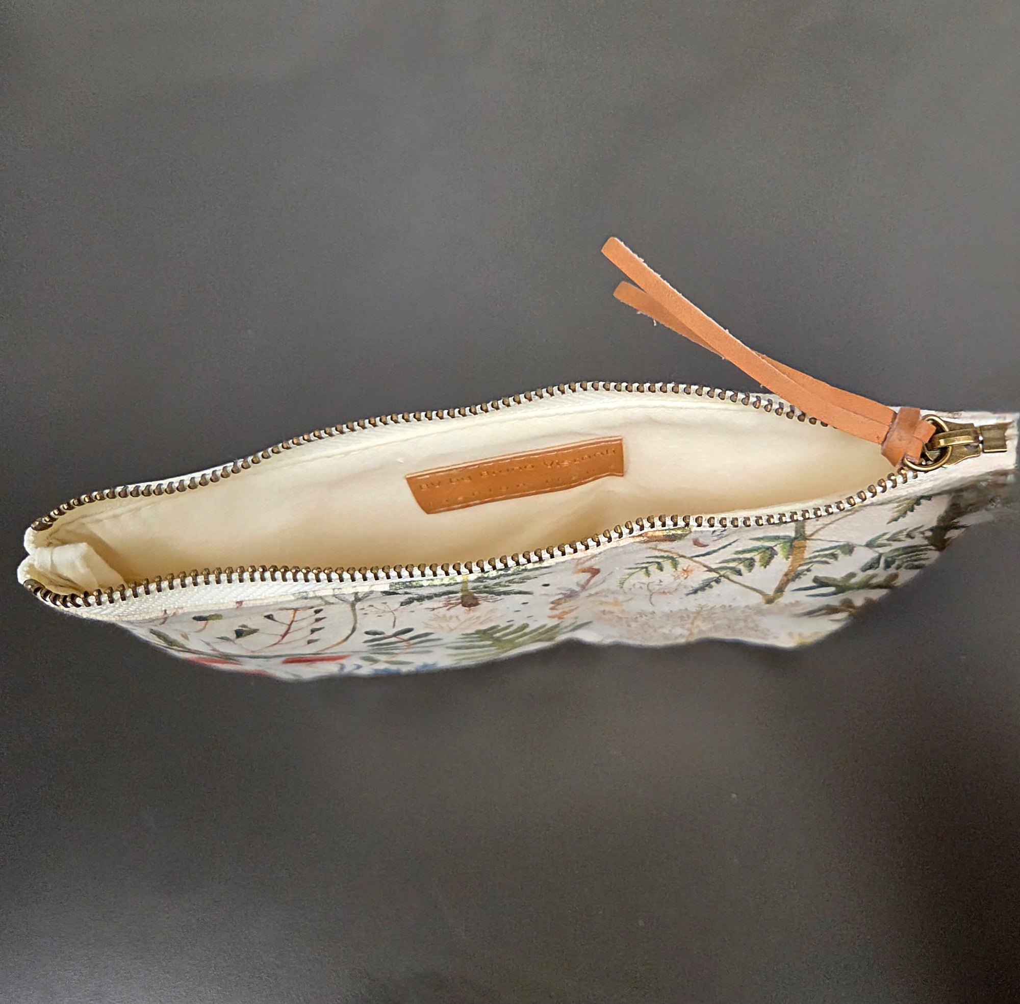 Summer greens pouch handbag