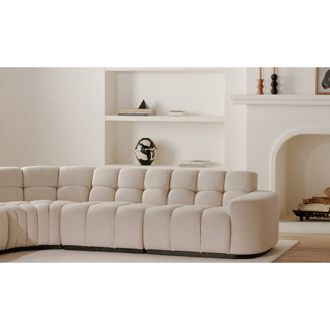 Roman L-Shaped Sectional Oat