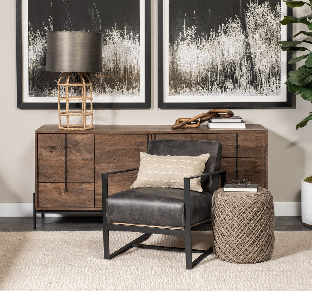 Stamford Accent Chair - Upholstered or Genuine Leather