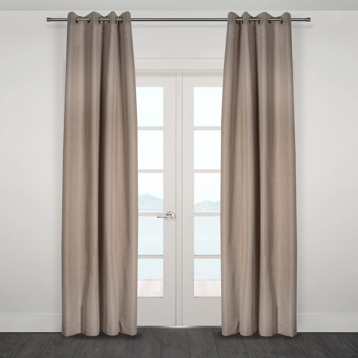 Berlin Textured Blackout Grommet Curtain 52" x 108"