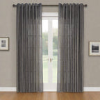 Boca Jacquard Semi Sheer Grommet Curtain