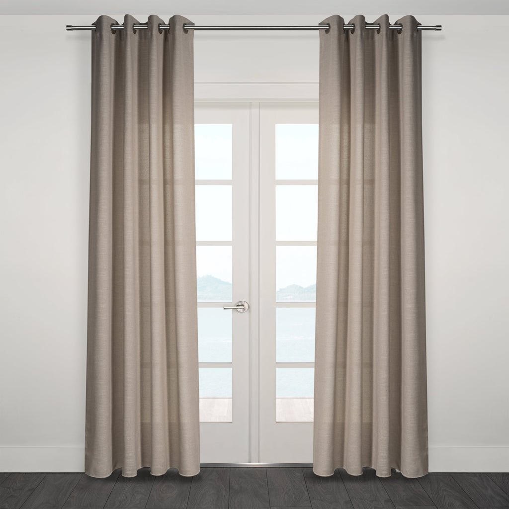 Carrera Jacquard Light Filtering Grommet Curtain