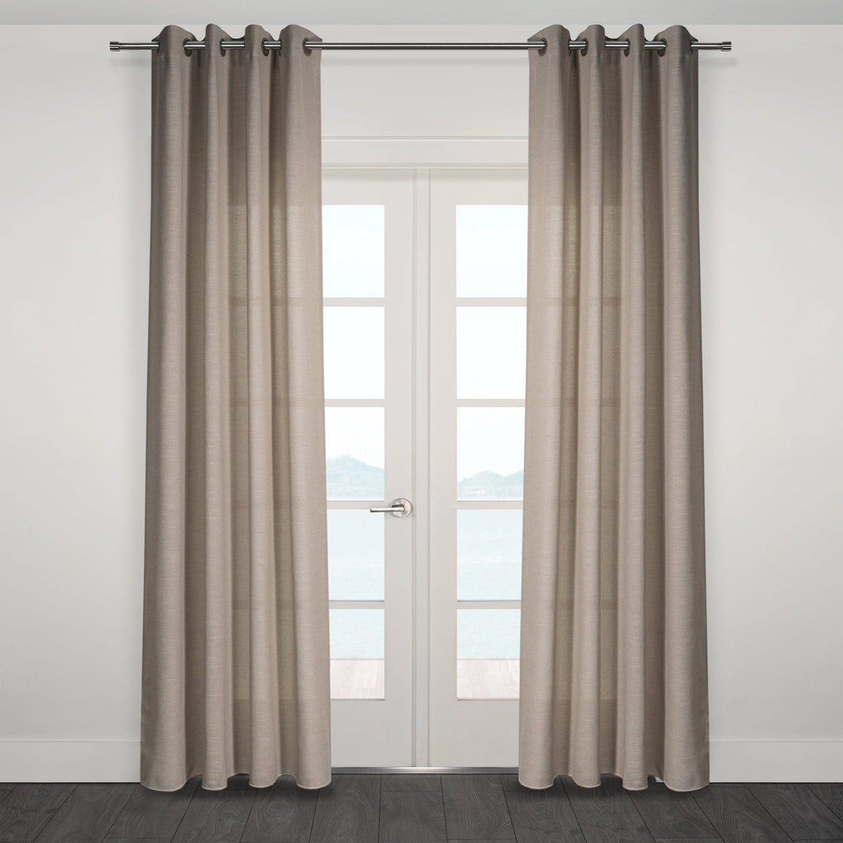 Carrera Jacquard Light Filtering Grommet Curtain