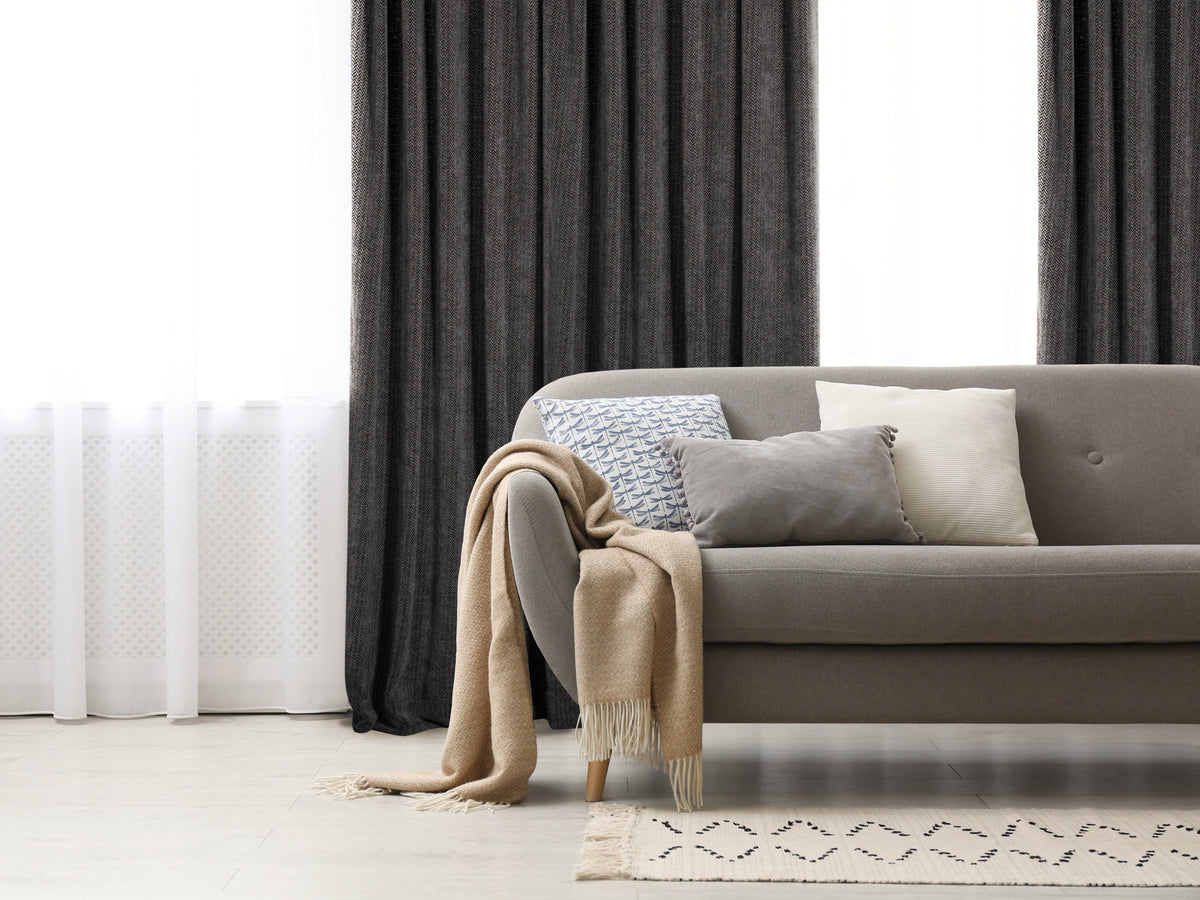 Casablanca Chenille Light Filtering Reverse Tab Curtain