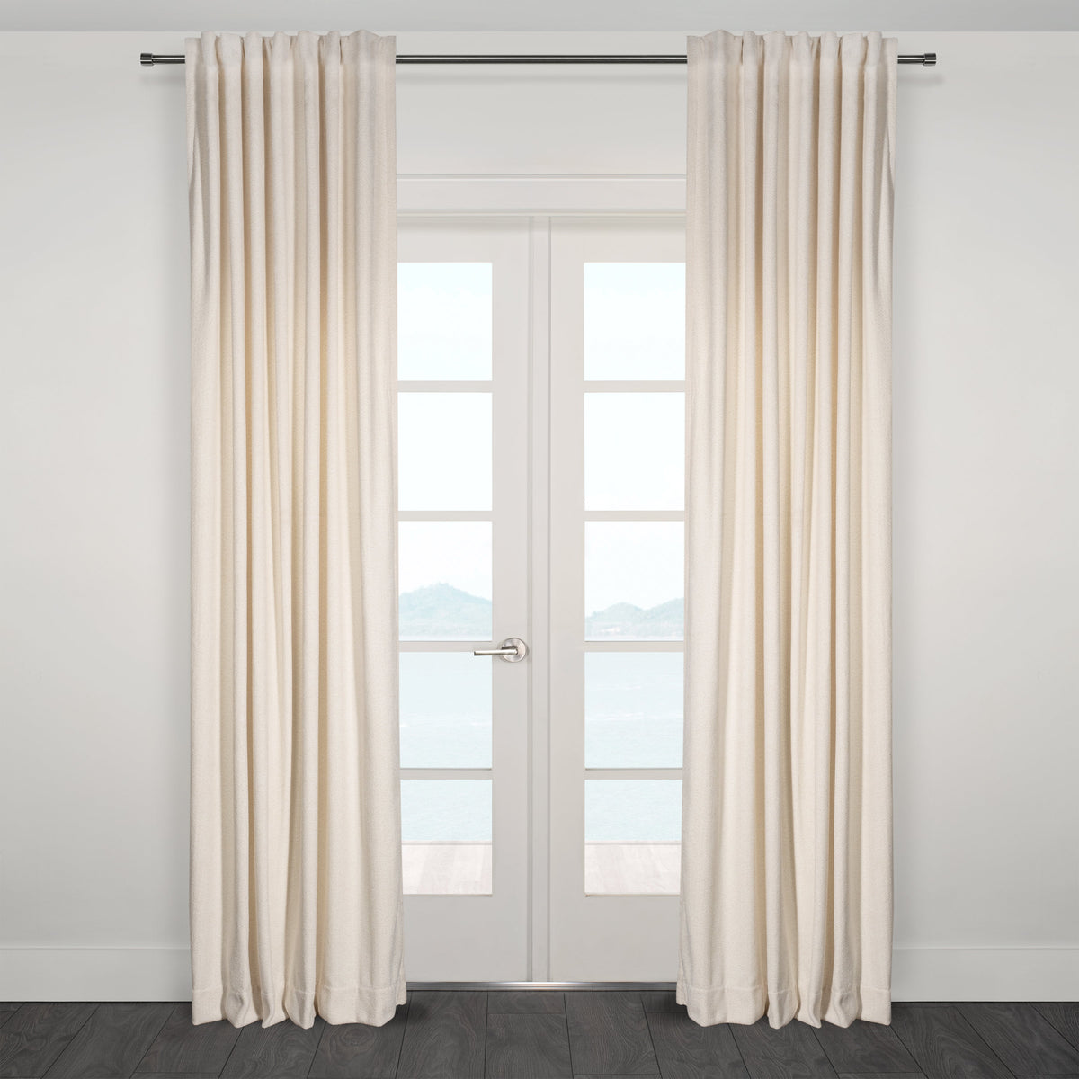 Casablanca Chenille Light Filtering Reverse Tab Curtain