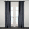 Casablanca Chenille Light Filtering Reverse Tab Curtain
