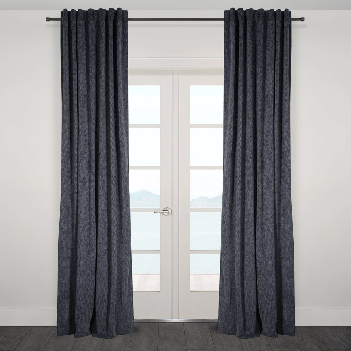 Casablanca Chenille Light Filtering Reverse Tab Curtain