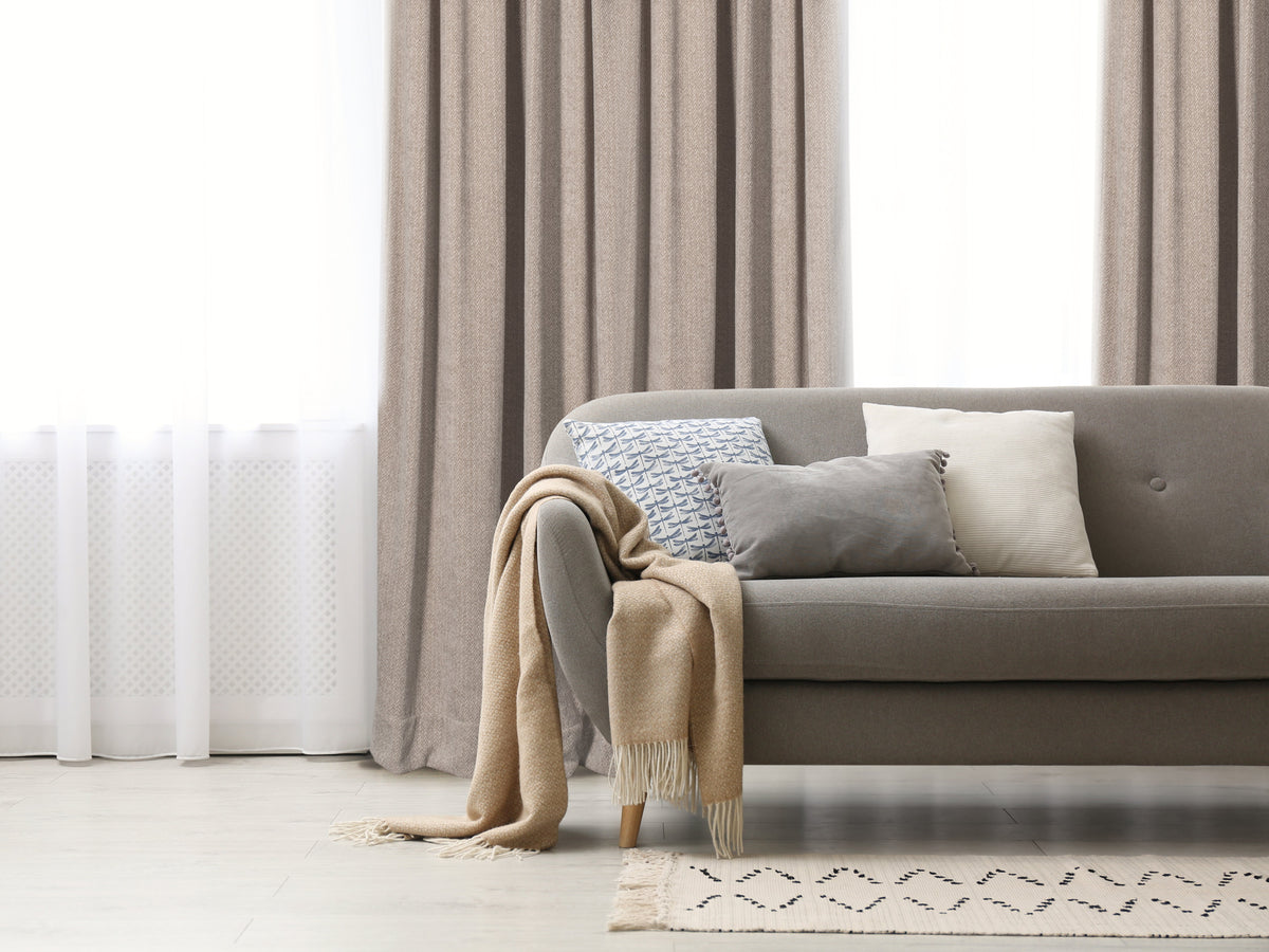Casablanca Chenille Light Filtering Reverse Tab Curtain