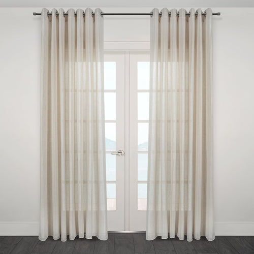 Gusto Jacquard Sheer Grommet Curtain