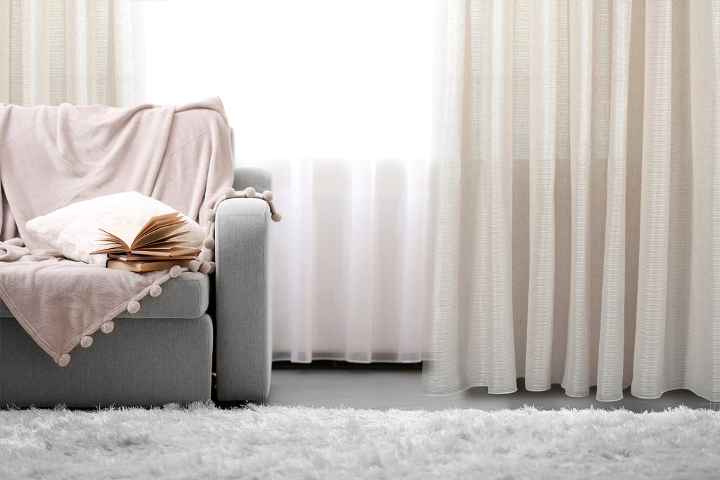 Gusto Jacquard Sheer Grommet Curtain