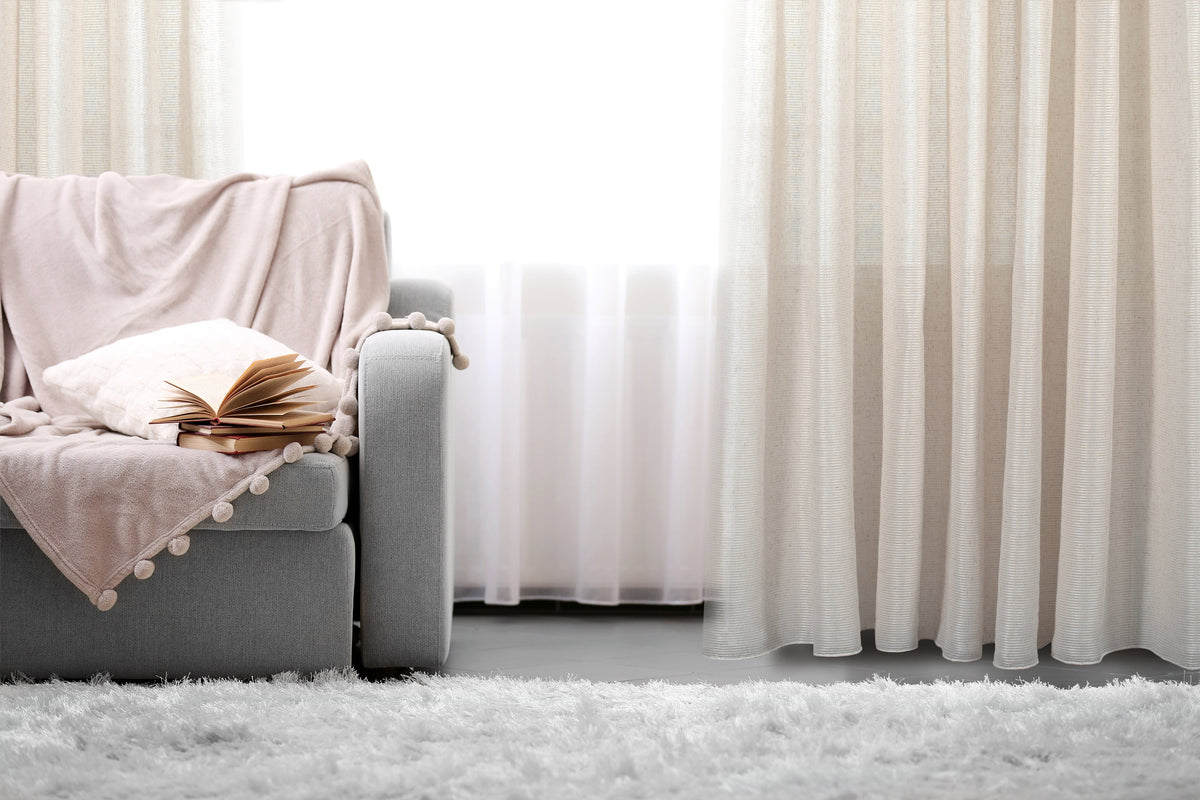 Gusto Jacquard Sheer Grommet Curtain