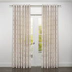Modena Retro Jacquard Design Sheer Grommet Curtain 108" x 95"