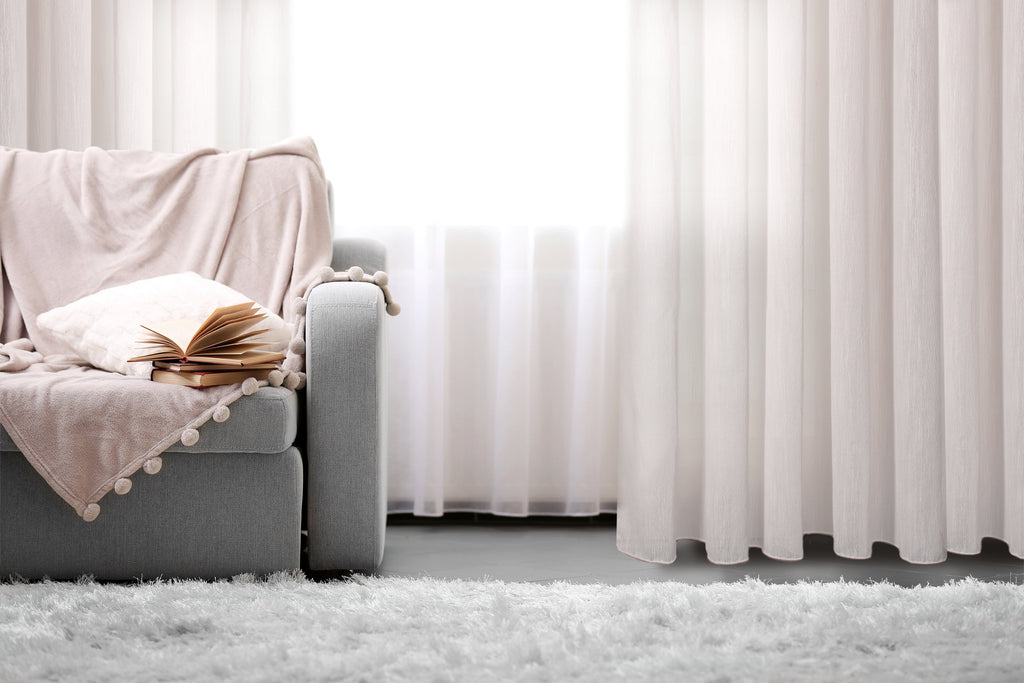Novara Textured Jacquard Overall Design Semi Sheer Grommet Curtain 80" x 95"