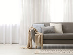 Olympia Semi Sheer Diamond  Pattern Grommet Curtain 80"x 95"