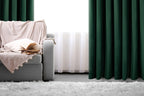 Heavy Velvet Textured Curtains 60" x 95"