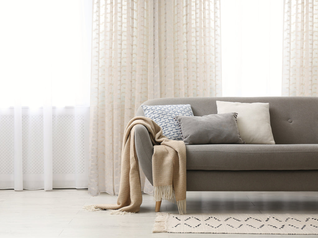 Via Rustic Inspired Wide Width Sheer Curtain 108"x 95"