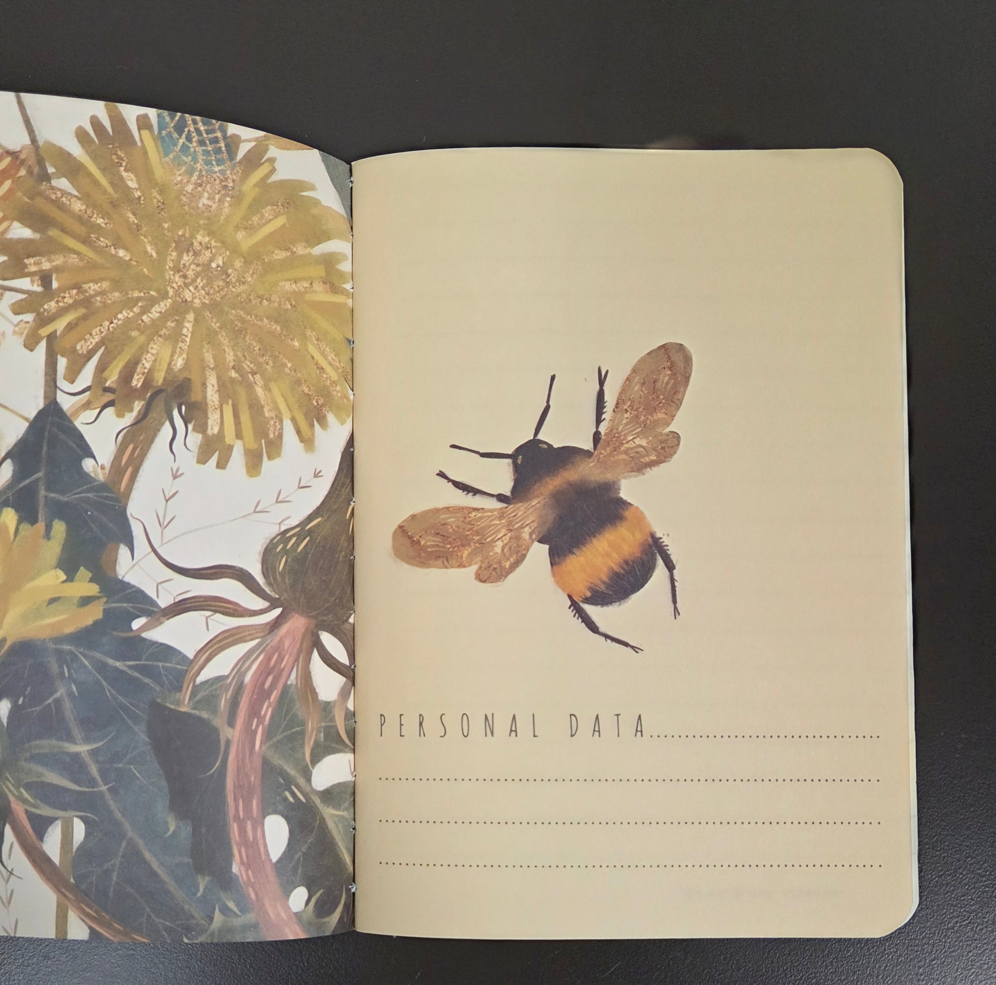 Summer Greens Notebook - passport size