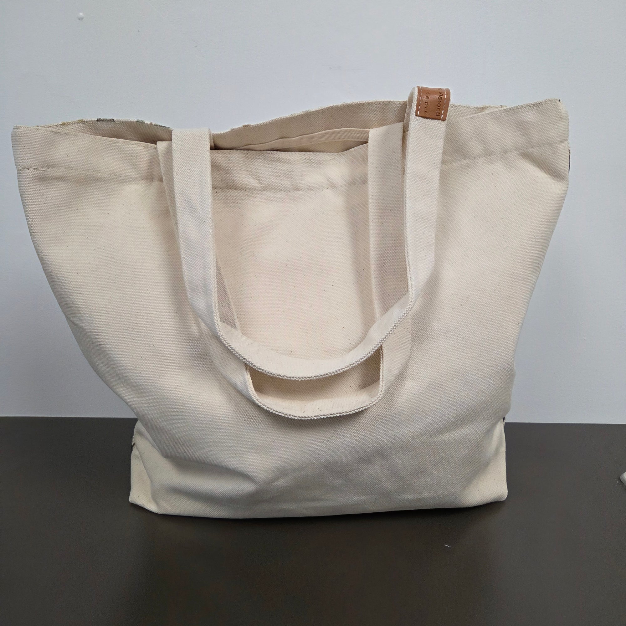 Greens and Flowers Tote Bag Canvas